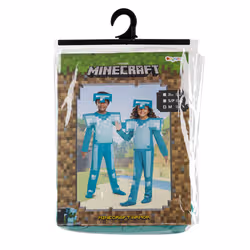 Disguise Minecraft Diamond Armour Costume in maschera Bambino Unisex Halloween 300 g - Vista aggiuntiva 5