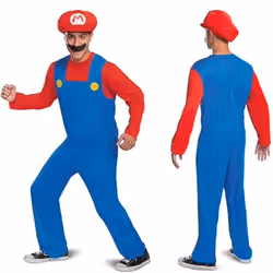 Disguise Super Mario Classic Costume in maschera Adulto Maschio Gioco - Vista aggiuntiva 2