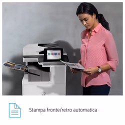 HP Color LaserJet Enterprise Flow Stampante multifunzione M776zs, Stampa, copia, scansione e fax, Stampa fronte/retro; Scansione verso e-mail - Vista aggiuntiva 8