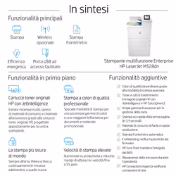 HP Color LaserJet Enterprise Stampante M856dn, Stampa, Stampa fronte/retro - Vista aggiuntiva 7