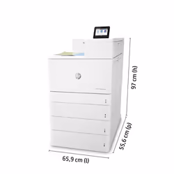 HP Color LaserJet Enterprise Stampante M856dn, Stampa, Stampa fronte/retro - Vista aggiuntiva 8