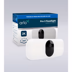 Arlo Pro 3 Floodlight Telecamera di Sorveglianza esterno, bianca - Vista aggiuntiva 4
