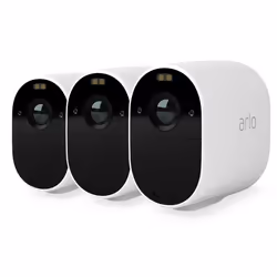 Arlo Videocamera Essential con faretto integrato x3, Telecamera di sicurezza IP, Interno e esterno, Con cavo e senza cavo, In ...
