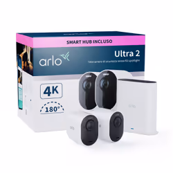 Arlo Ultra 2 Telecamera di Sorveglianza da esterno, set da 2 bianco - Vista aggiuntiva 5