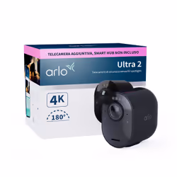 Arlo Ultra 2 Telecamera di Sorveglianza esterno, telecamera aggiuntiva nera - Vista aggiuntiva 4