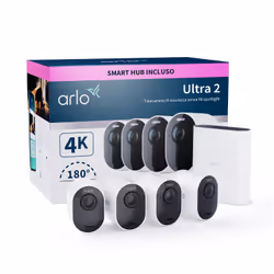 Arlo Ultra 2 Telecamera di Sorveglianza esterno, set da 4 bianco - Vista aggiuntiva 4