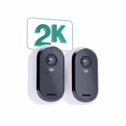 Arlo Essential Telecamera di sorveglianza per esterni 2K 2K, set da 2