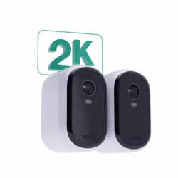 Arlo Essential Telecamera di sorveglianza per esterni 2K XL, pacco da 2