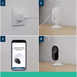 Arlo Essential Telecamera di sorveglianza 2K Indoor, pacco da 2 - Vista aggiuntiva 6