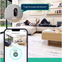 Arlo Essential Telecamera di sorveglianza 2K Indoor, pacco da 2 - Vista aggiuntiva 8