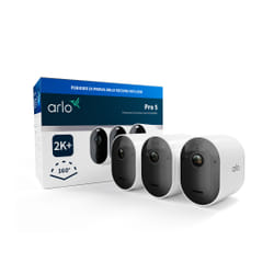 Arlo Pro Telecamera di sorveglianza 5 2K+, kit da 3 telecamere