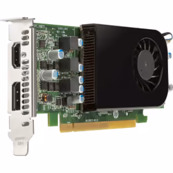 HP AMD Radeon RX550X 4GB LP, Radeon RX 550X, 4 GB, GDDR5, 128 bit, 5120 x 2880 Pixel, PCI Express x16
