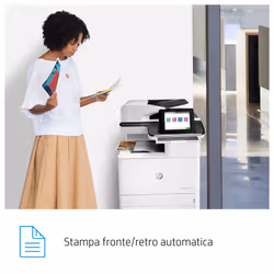 HP Color LaserJet Enterprise Flow Stampante multifunzione M776z - Vista aggiuntiva 7