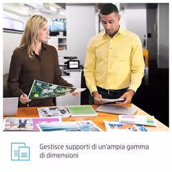 HP Color LaserJet Enterprise Flow Stampante multifunzione M776z, Stampa, copia, scansione e fax, Stampa da porta USB frontale - Vista aggiuntiva 6