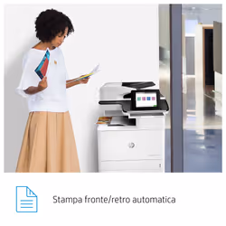 HP Color LaserJet Enterprise Flow Stampante multifunzione M776z, Stampa, copia, scansione e fax, Stampa da porta USB frontale - Vista aggiuntiva 7