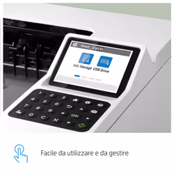 HP LaserJet Enterprise Stampante Enterprise LaserJet M406dn, Bianco e nero, Stampante per Aziendale, Stampa, Compatta; Avanzate funzionalità di sicurezza; Stampa fronte/retro; Efficienza energetica; Stampa da porta USB frontale - Vista aggiuntiva 7