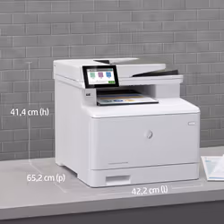 HP Color LaserJet Enterprise Stampante multifunzione Enterprise Color LaserJet M480f, Colore, Stampante per Aziendale, Stampa, copia, scansione, fax, Compatta; Avanzate funzionalità di sicurezza; Stampa fronte/retro; ADF da 50 fogli; Efficienza energetica - Vista aggiuntiva 7