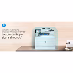 HP Color LaserJet Enterprise Stampante multifunzione Enterprise Color LaserJet M480f, Colore, Stampante per Aziendale, Stampa, copia, scansione, fax, Compatta; Avanzate funzionalità di sicurezza; Stampa fronte/retro; ADF da 50 fogli; Efficienza energetica - Vista aggiuntiva 8