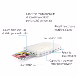 HP Stampante fotografica Sprocket Select, Stampa - Vista aggiuntiva 6