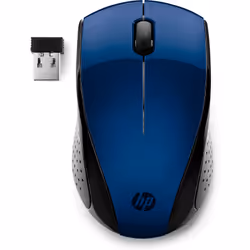 HP Wireless Mouse 220 (Lumiere Blue), Ambidestro, RF Wireless, Blu