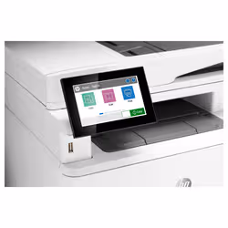 HP LaserJet Enterprise M430f Multifunction Bianco e nero Stampante, Solo Ethernet; Fotocopiatrice, scanner - Vista aggiuntiva 4