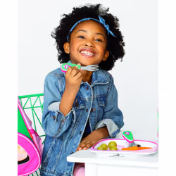 Skip Hop 9I237210 Set di posate per bambini Verde, Rosa Acciaio inox