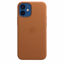 Apple Custodia MagSafe in pelle per iPhone 12 mini - Cuoio, Cover, Apple, iPhone 12 mini, 13,7 cm (5.4"), Marrone