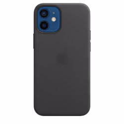 Apple Custodia MagSafe in pelle per iPhone 12 mini - Nero, Cover, Apple, iPhone 12 mini, 13,7 cm (5.4"), Nero