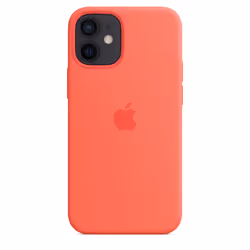 Apple Custodia MagSafe in silicone per iPhone 12 mini - Rosarancio - Vista aggiuntiva 5