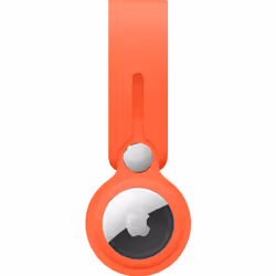 Apple Laccetto AirTag - Arancione elettrico, Anello, Arancione, Electric Orange, Poliuretano, 1 pz