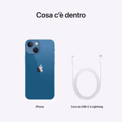 Apple iPhone 13 mini 128 GB Blu - Vista aggiuntiva 8