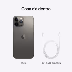 Apple iPhone 13 Pro Max 128 GB Grafite - Vista aggiuntiva 8