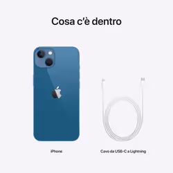 Apple iPhone 13 128 GB Blu - Vista aggiuntiva 8