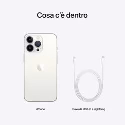 Apple iPhone 13 Pro 128 GB Argento - Vista aggiuntiva 8