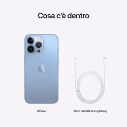 Apple iPhone 13 Pro 128 GB Blu - Vista aggiuntiva 8