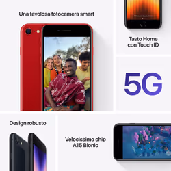 Apple iPhone SE 128 GB Mezzanotte - Vista aggiuntiva 7
