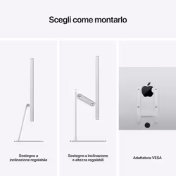 Apple Studio Display - Adattatore VESA, Supporto escluso - vetro standard - Vista aggiuntiva 8