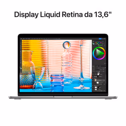 Apple MacBook Air 13" M2 8-core CPU 10-core GPU 512 GB Grigio Siderale - Vista aggiuntiva 5
