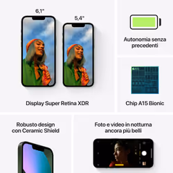 Apple iPhone 13 128 GB Verde - Vista aggiuntiva 8