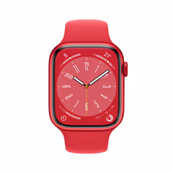 Apple Watch Series 8 OLED 45 mm Digitale 396 x 484 Pixel Touch screen Rosso Wi-Fi GPS (satellitare)