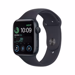 Apple Watch SE GPS 44mm Cassa in Alluminio color Mezzanotte con Cinturino Sport Band Mezzanotte - Regular, OLED, Touch screen ...