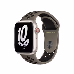 Apple MPGT3ZM/A accessorio indossabile intelligente Band Nero, Grigio, Oliva Fluoroelastomero - Vista aggiuntiva 2