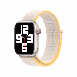 Apple MPL73ZM/A accessorio indossabile intelligente Band Bianco Nylon - Vista aggiuntiva 2