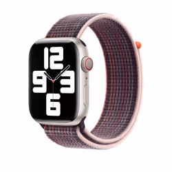 Apple MPLD3ZM/A accessorio indossabile intelligente Band Borgogna Nylon
