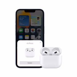 Apple AirPods (terza generazione) con custodia di ricarica lightning - Vista aggiuntiva 6