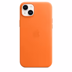 Apple Custodia iPhone 14 Plus in Pelle - Arancione - Vista aggiuntiva 5