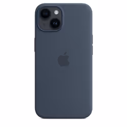 Apple Custodia MagSafe in silicone per iPhone 14 - Blu tempesta - Vista aggiuntiva 3