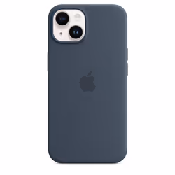 Apple Custodia MagSafe in silicone per iPhone 14 - Blu tempesta - Vista aggiuntiva 4