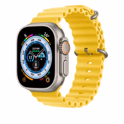 Apple MQED3ZM/A accessorio indossabile intelligente Band Giallo Fluoroelastomero - Vista aggiuntiva 2
