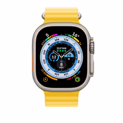 Apple MQED3ZM/A accessorio indossabile intelligente Band Giallo Fluoroelastomero - Vista aggiuntiva 3